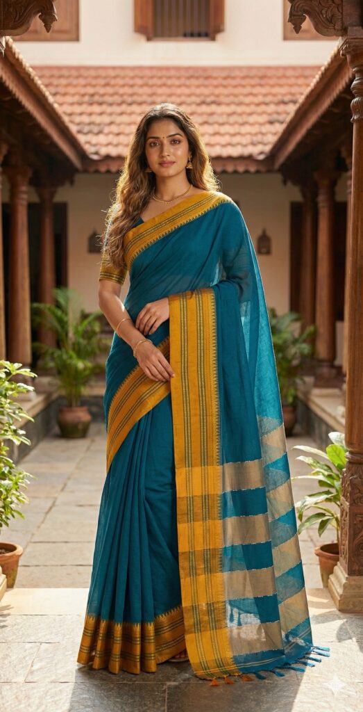 NARAYNPET SILK SAREE(B-P:RUN)