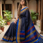 Zig zag pattern naraynpet cotton