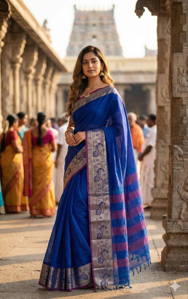 NARAYANPET COTTON100% PEOCOCK DESIGN